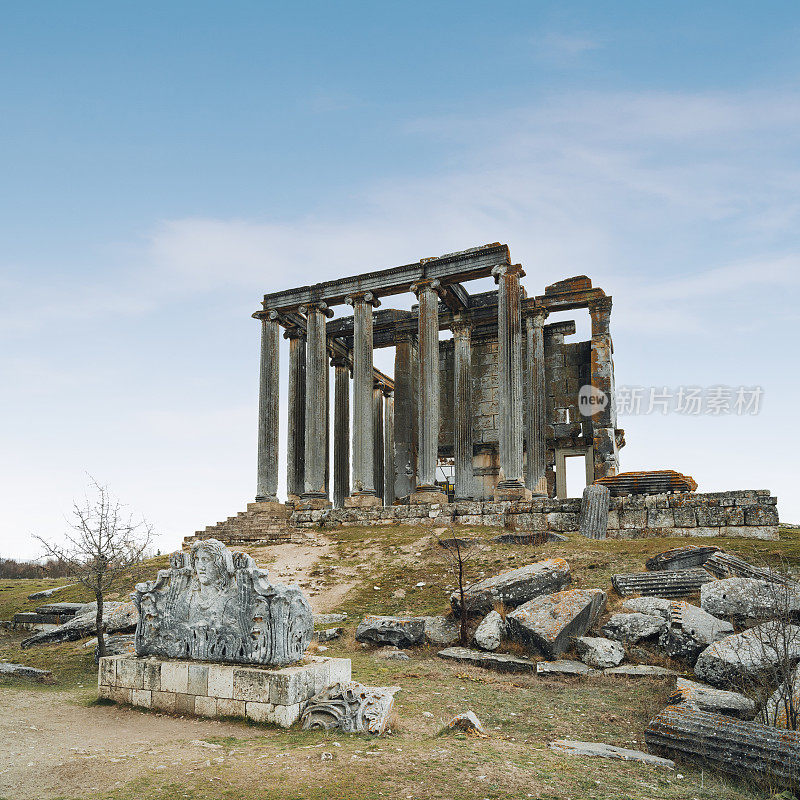 Ancient Roman city of Aizonai in Çavdarhisar,Kütahya,Turkey